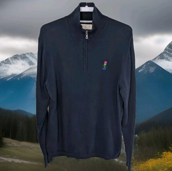 Scottish Thistle Sweater Cotton Cashmere - Picture 11 of 11